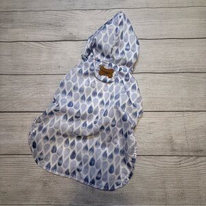 Koolaburra Blue and White Dog Raincoat